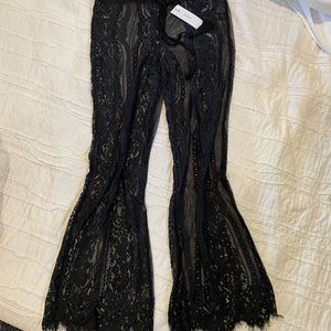 Sheer Lace Beach Loungers (purchased from Vici)